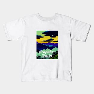 Arapahoe Basin Colorado United States ski Kids T-Shirt